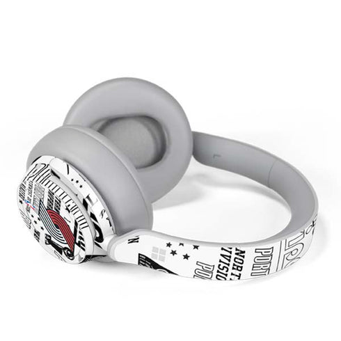 NBA Portland Trail Blazers Historic Blast Surface Headphones Skin